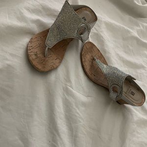 Wedge sandals bedazzled 6